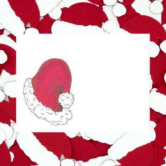 Red Secret Weihnachtsmannmütze Weihnachten Weihnac Post-it Klebezettel