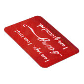 Red "Sein" Root Chakra Awareness Words Magnet (Rechte Seite)