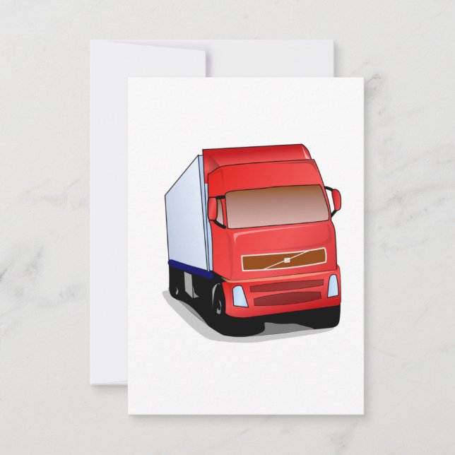 Red Semi-Truck (Vorderseite)