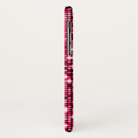 Red Sequents Phone Case (Hinten/Links)