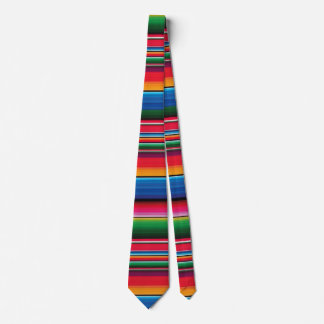 Red Serape Saltillo traditional mexican blanket Krawatte