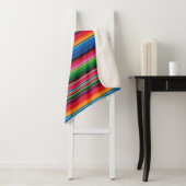 Red Serape Saltillo traditionelle mexicanische Dec Sherpadecke (Beispiel)
