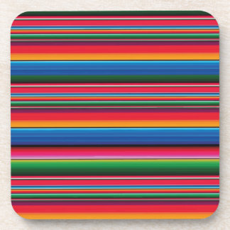 Red Serape Saltillo traditionelle mexikanische Dec Getränkeuntersetzer