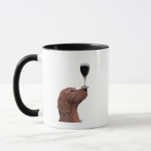 Red Setter Dog Au Vin 2 Tasse (Links)