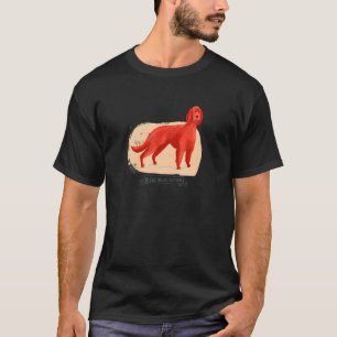Red Setter Irish Setter Dog Illustriert T-Shirt