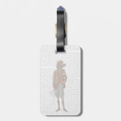 Red Setter Rider Full Gepäckanhänger (Rückseite vertikal)