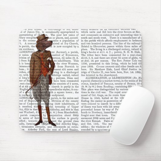 Red Setter Rider Full Mousepad (Mit Mouse)