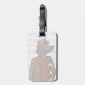 Red Setter Rider Portrait Gepäckanhänger (Rückseite vertikal)