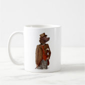 Red Setter Rider Portrait Kaffeetasse (Links)