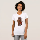 Red Setter Rider Portrait T-Shirt (Vorne ganz)