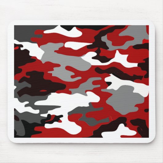 Red Shadows Camouflage Mousepad (Vorne)