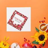 Red Shana Tova Rosh Hashanah Geschenkanhänger