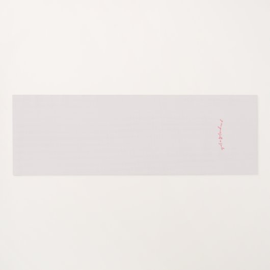 Red Shape mit Affirmation Yogamatte (Rückseite (Horizontal))