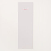 Red Shape mit Affirmation Yogamatte (Rückseite)