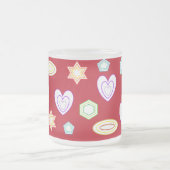 Red shapes mug mattglastasse (Mittel)