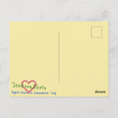 RED SHED POSTCARD POSTKARTE (Rückseite)