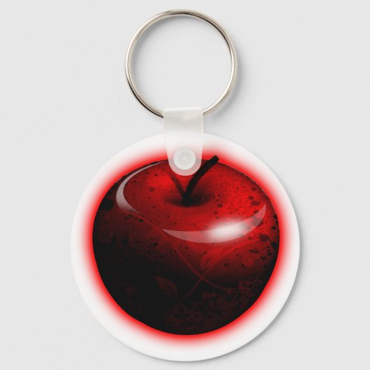 Red Shiny Apple - Verbotenes Obst Schlüsselanhänger (Vorderseite)