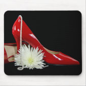 Red Shiny Shoes Mousepad (Vorne)
