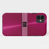 Red Shiny Stainless Steel Metal 7 Case-Mate iPhone Hülle (Rückseite (Horizontal))