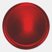 Red Shiny Umschlag Aufkleber (Vorderseite)
