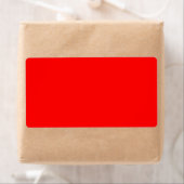Red Shipping Label (Insitu)