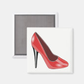 Red Shoe Magnet (Vorderseite/Rückseite)