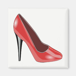 Red Shoe Magnet