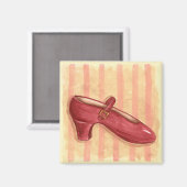 Red Shoe Magnet (Vorderseite/Rückseite)