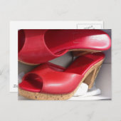 RED SHOES DOMME POSTKARTE (Vorne/Hinten)
