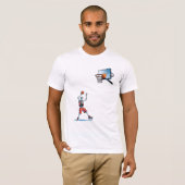 Red Shorts Skeleton Dunk T-Shirt (Vorne ganz)