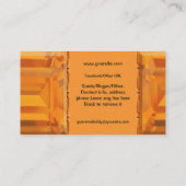 Red Shoulated Leaf Käfer Visitenkarte (Rückseite)