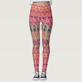 Red Shred Switchback Leggings