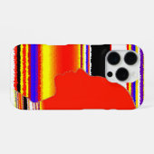 Red Silhouette Case iPhone Hülle (Rückseite (Horizontal))