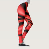 Red Silk Satin Luxus Leggings (Rechts)
