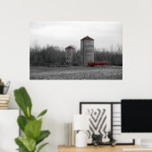 Red Silo Poster (Heimbüro)