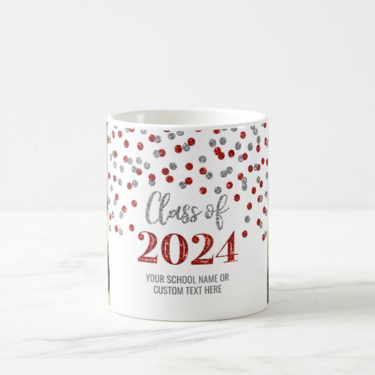 Red Silver Class of 2024 Coffee Tasse (Mittel)