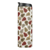 RED SILVER GOLD URLAUB WINTER ACORNS THERMOSBECHER (Nach rechts gedreht)