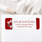 Red Silver Star der David Rücksendeadresse (Insitu)