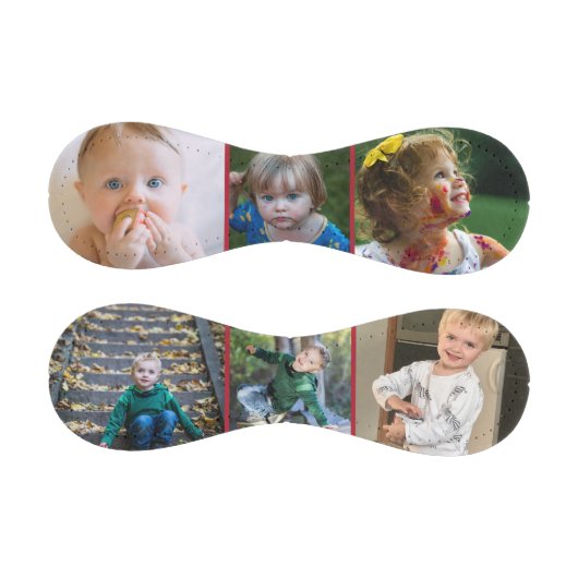 Red Simple Six Foto Collage Baseball (Paneele)