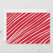 Red Simply Merry Foto Feiertagskarte (Rückseite)