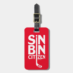 Red Sin Bin Citizen Hockey Bag Gepäckanhänger