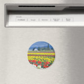 Red Skagit Valley, Mount Rainier, Washington, USA Magnet (In Situ (Geschirrspüler))