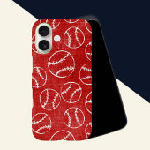 Red Sketched Baseball Case-Mate iPhone Hülle