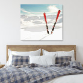 Red Skis Leinwanddruck (Insitu (Schlafzimmer))