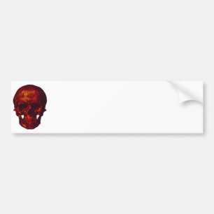 Red Skull Autoaufkleber