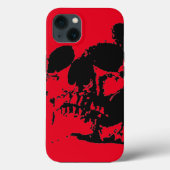 Red Skull Case-Mate iPhone Hülle (Rückseite)