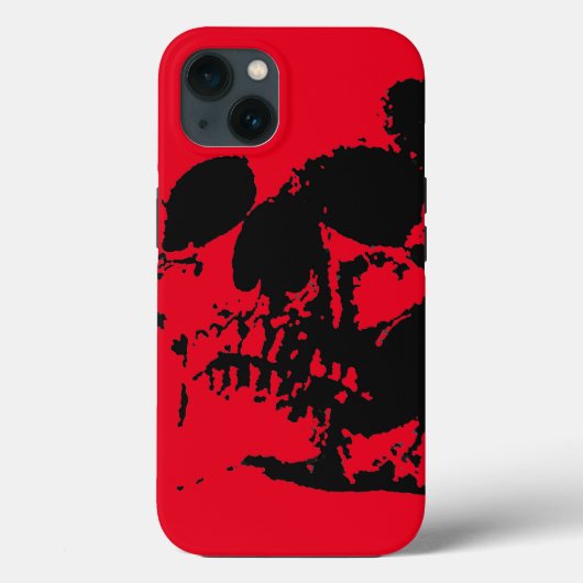 Red Skull Case-Mate iPhone Hülle (Rückseite)