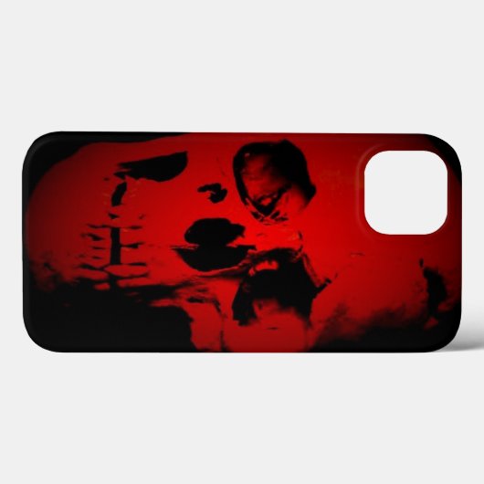 Red Skull Case-Mate iPhone Hülle (Rückseite (Horizontal))