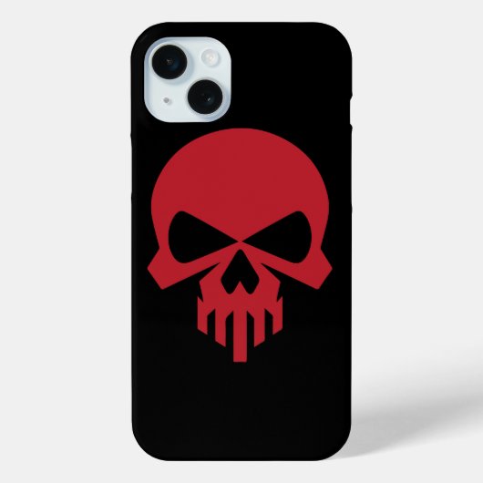 Red Skull Case-Mate iPhone Hülle (Rückseite)