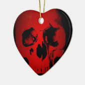 Red Skull Keramikornament (Links)